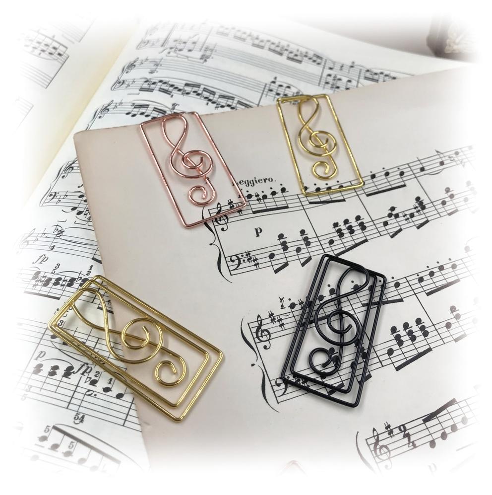 オーナメントクリップ　ト音記号♪　※お取り寄せ商品 引き出物 記念品  【音楽雑貨 音符・ピアノモチーフ】ト音記号 ピアノ雑貨ｃ