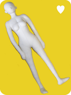 キャンパスドール　カレン2 アニメキャラクターヒロイン型シルエット等身大フィギュアマネキン
