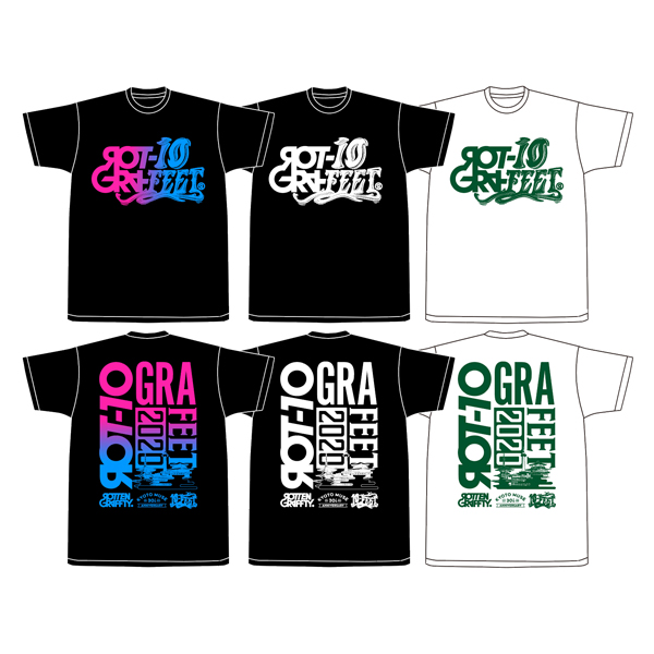[ 10-FEET・ROTTENGRAFFTY・KYOTO MUSE ] トリプルコラボTシャツ 《発送：9月上旬予定》