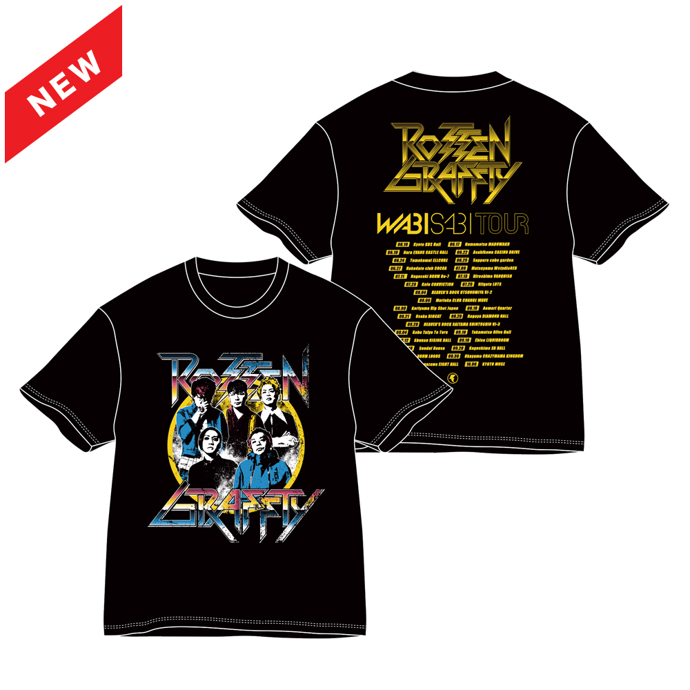 ROTTENGRAFFTY 】 わびさびTOUR T-shirt 《発送1月下旬予定》