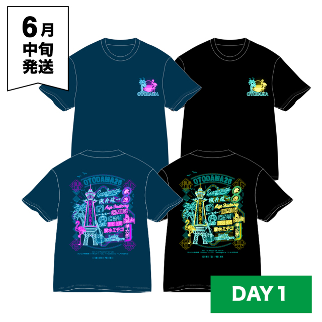 OTODAMA'26 事後通販 】 DAY1 ネオンTシャツ 《申込期間5/6～5/17 発送