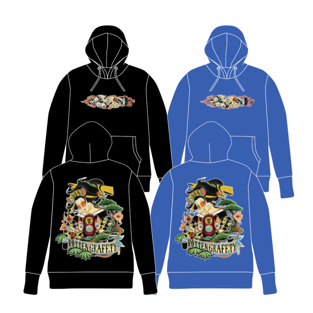 ROTTENGRAFFTY 】 切り札 プルパーカー