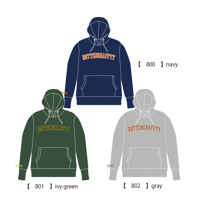 【美品】ROTTENGRAFFTY 耳付きパーカー Lサイズ ロットン ROTTENGRAFFTY 】 1999 プルパーカー