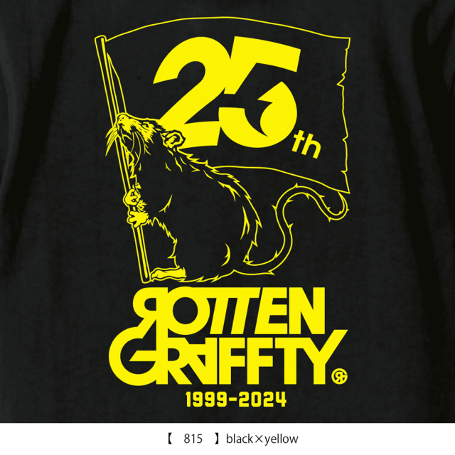 ROTTENGRAFFTY 】25th T-shirt
