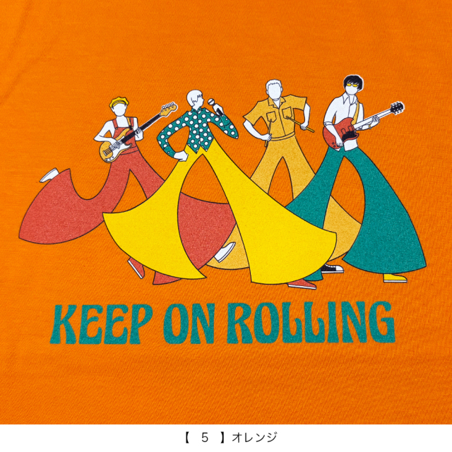 フラカンの日本武道館 Part2 事後通販 】 KEEP ON ROLLING Tシャツ