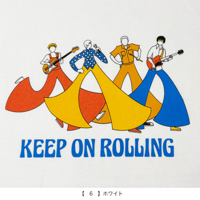 フラカンの日本武道館 Part2 事後通販 】 KEEP ON ROLLING Tシャツ