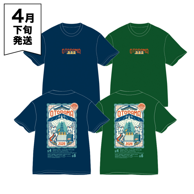 OTODAMA'26 事前通販 】 招き猫Tシャツ 《申込期間3/6～4/5 発送4月