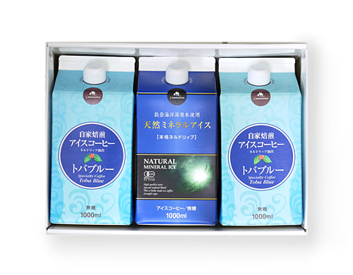 トバブルーアイス２本&天然ミネラルアイスギフト