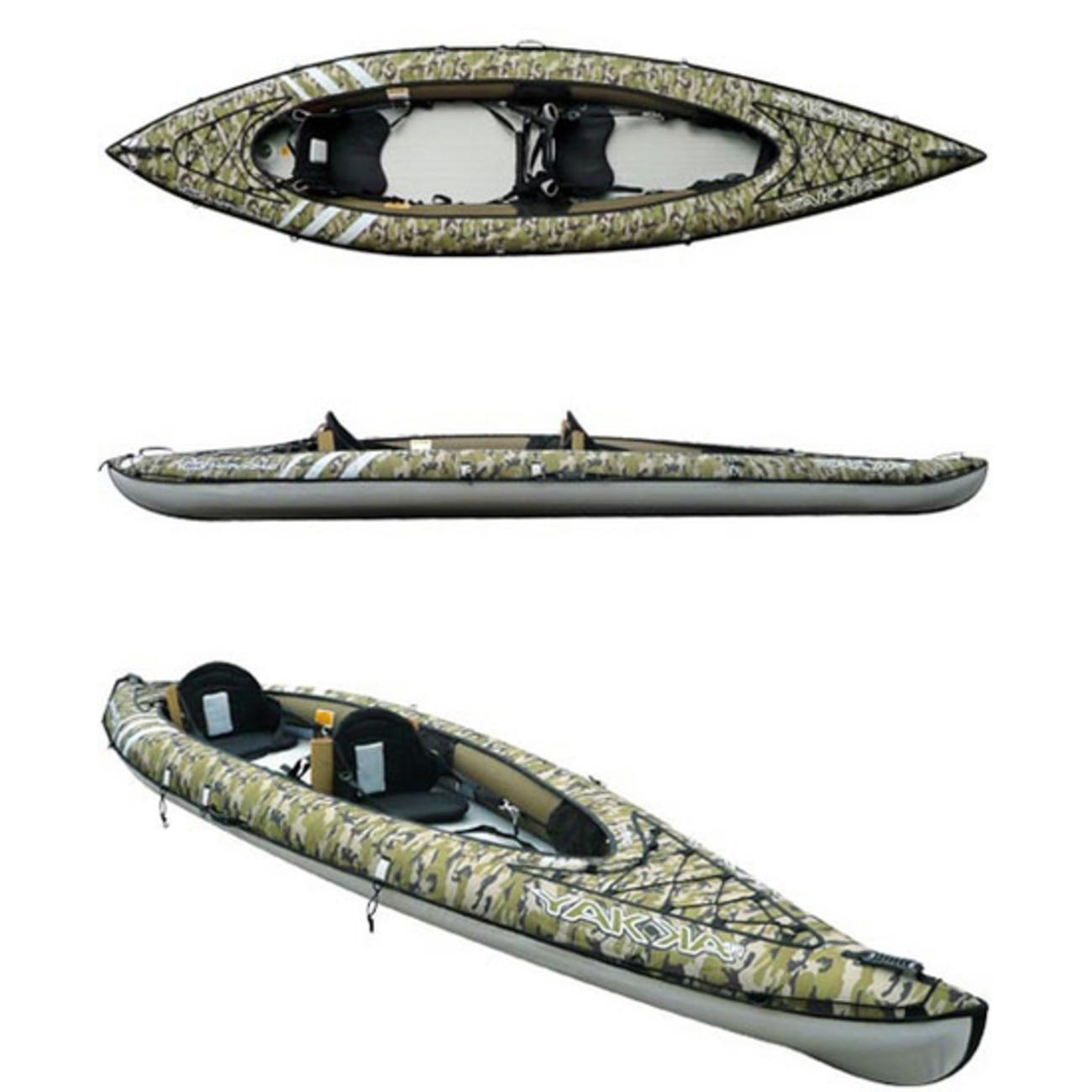 YAKKAIR HP2 FISHING ２人乗りインフレータブルカヤック-3