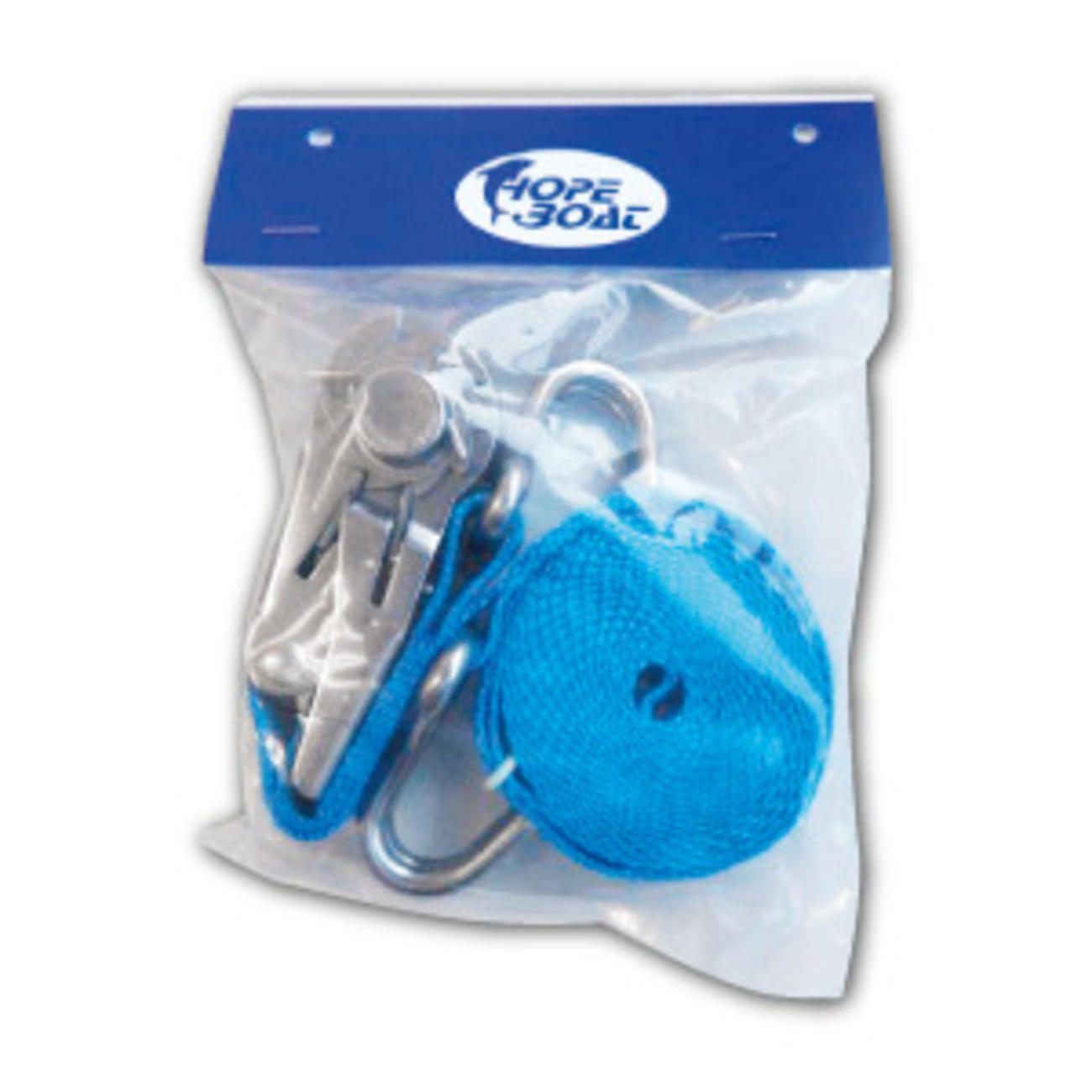 ミニボート用・ステンレス製 ラチェット式ベルト（３m）-3