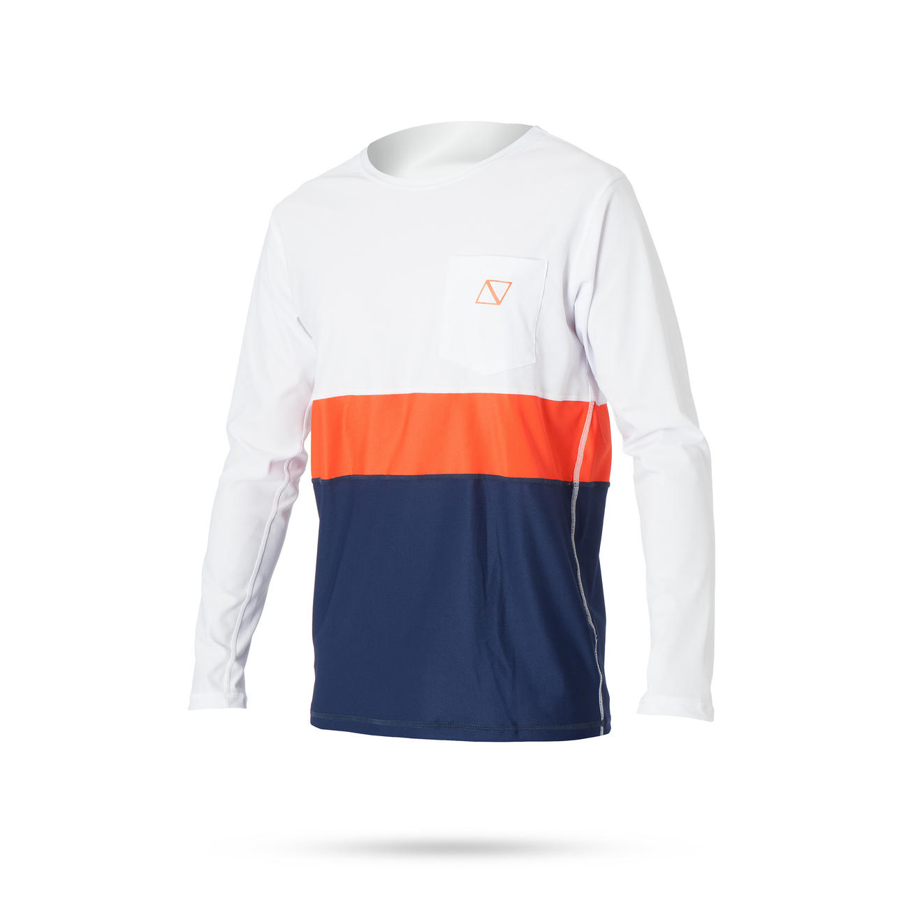 CUBE QUICKDRY L/S Unisex ３色ボーダー 長袖吸汗速乾シャツ-3