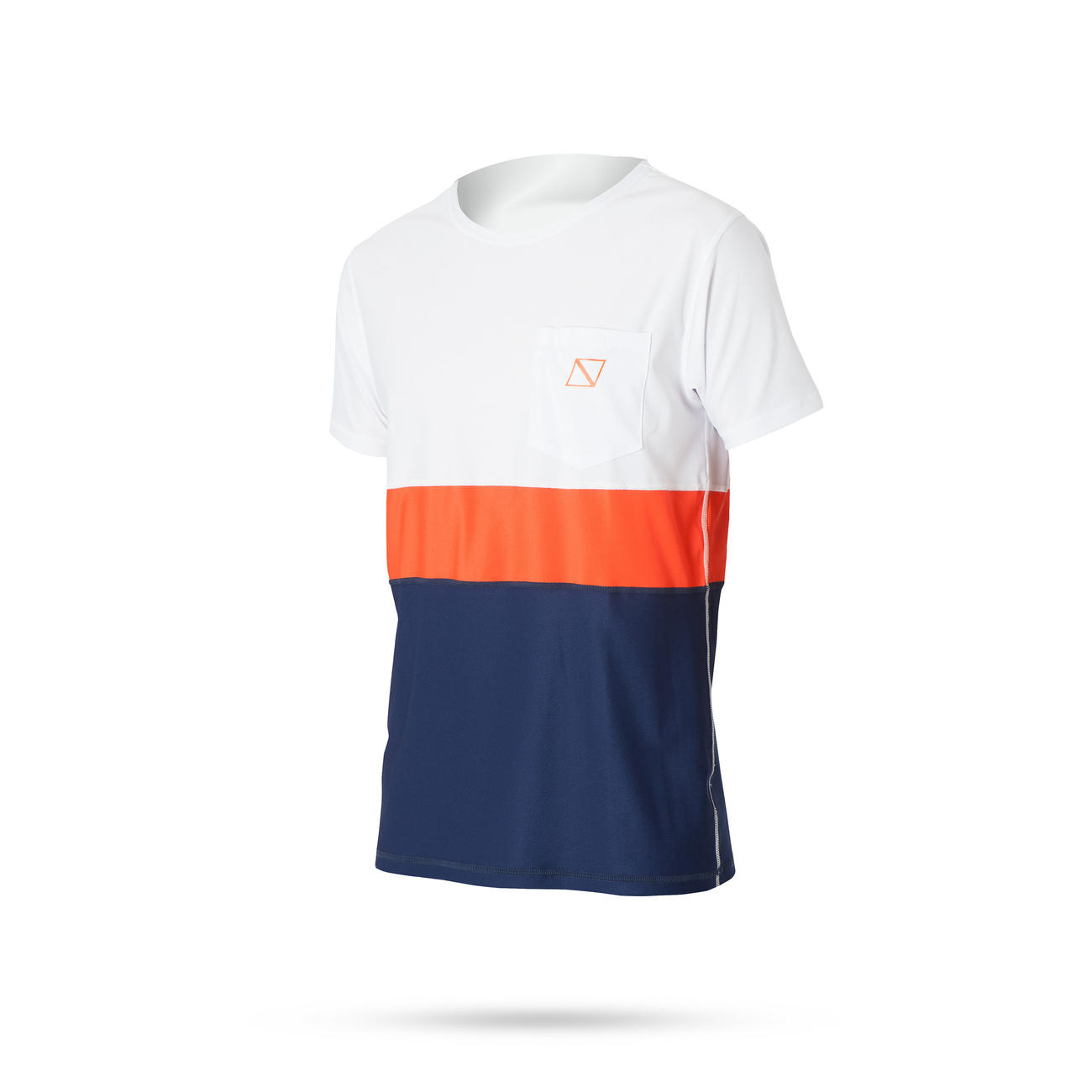 CUBE QUICKDRY S/S Unisex ３色ボーダー 半袖吸汗速乾シャツ-3