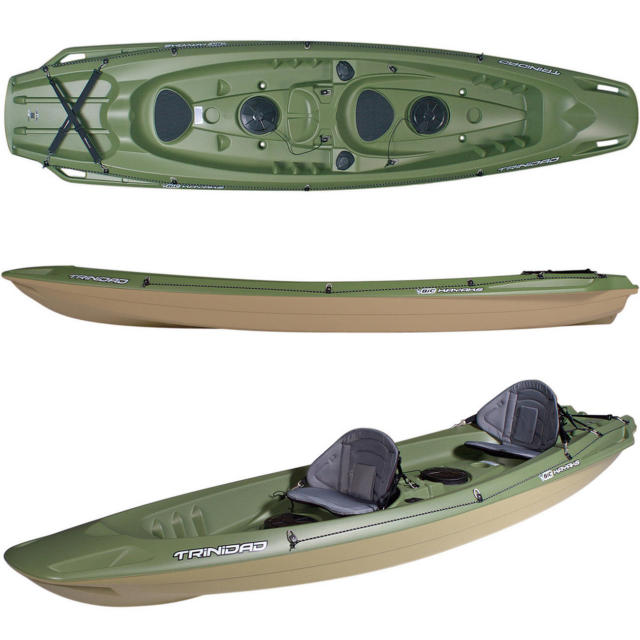 Trinidad Fishing Green ２人乗りフィッシングカヤック-3