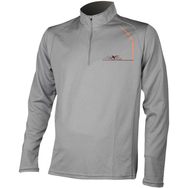 CREW RACING TEE 1/4ジップアップ ハイカラー 長袖吸汗速乾シャツ-5