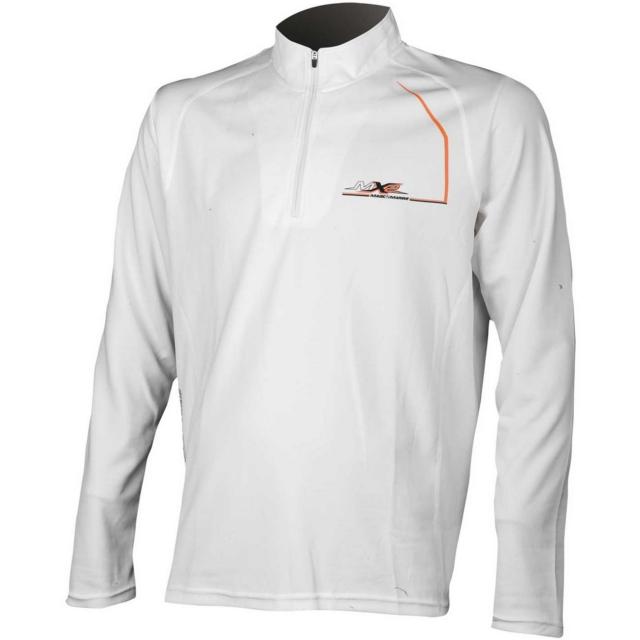 CREW RACING TEE 1/4ジップアップ ハイカラー 長袖吸汗速乾シャツ-6