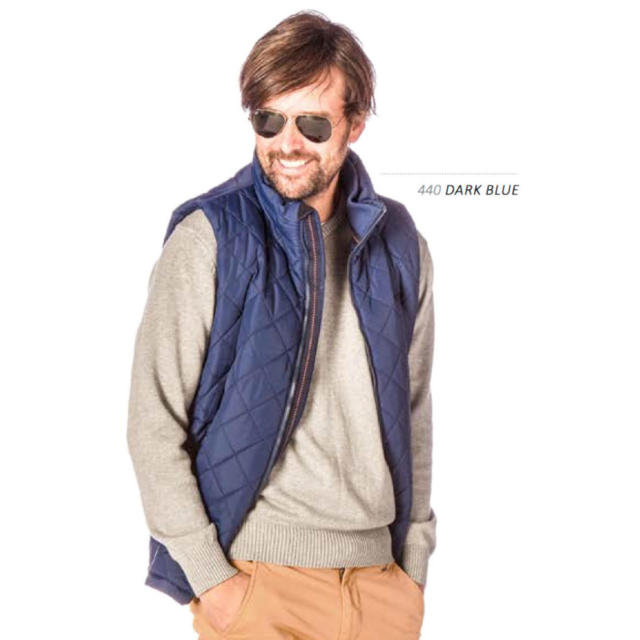 COOL BREEZE VEST キルティングダウンジャケットベスト-8