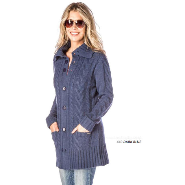 THE CUTTER HEAVY TOP ケーブルニットロングカーディガン-7