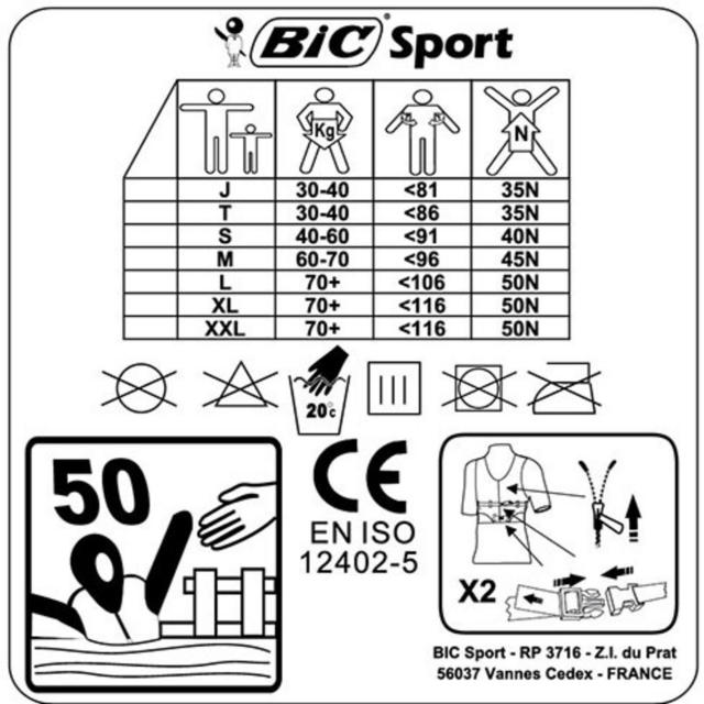 Buoyancy Aid ISO/EN適合ライフジャケット フロントジップ-4
