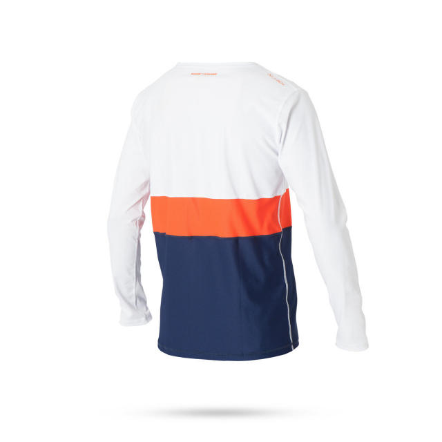 CUBE QUICKDRY L/S Unisex ３色ボーダー 長袖吸汗速乾シャツ-4