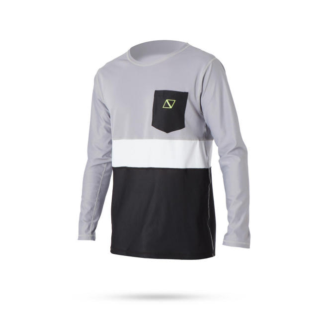 CUBE QUICKDRY L/S Unisex ３色ボーダー 長袖吸汗速乾シャツ-5