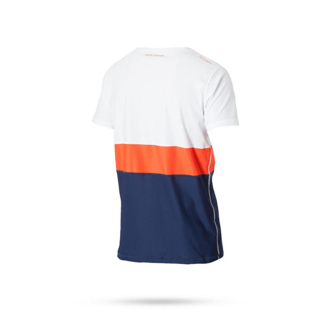 CUBE QUICKDRY S/S Unisex ３色ボーダー 半袖吸汗速乾シャツ-4