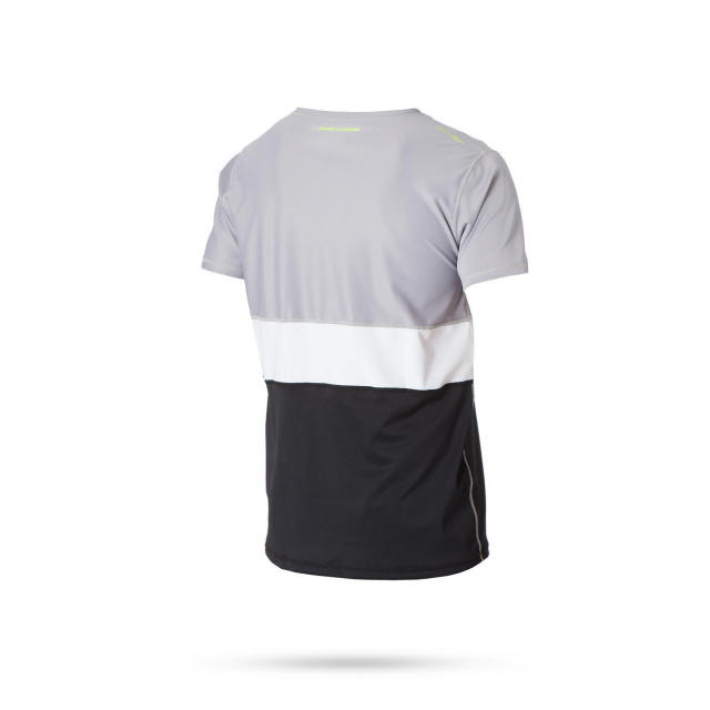 CUBE QUICKDRY S/S Unisex ３色ボーダー 半袖吸汗速乾シャツ-6
