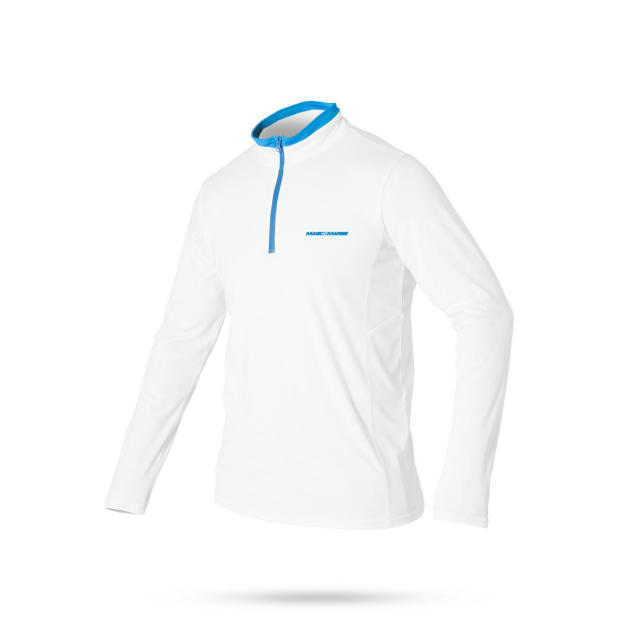 Admiral L/S tee メンズ ハーフジップ ロングTシャツ-5