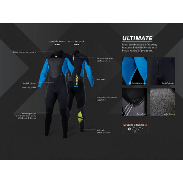 Ultimate Fullsuit 5/3mm Bzip Women-6