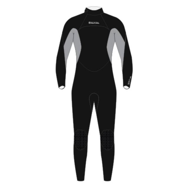 Rental Fullsuit 3/2mm Bzip Flatlock Unisex-8