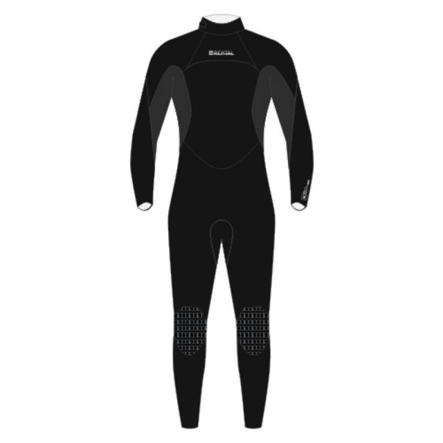 Rental Fullsuit 3/2mm Bzip Flatlock Unisex-9
