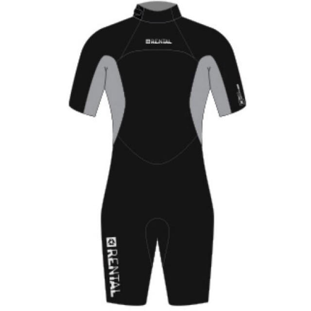 Rental Shorty 3/2mm Bzip Flatlock Unisex-8