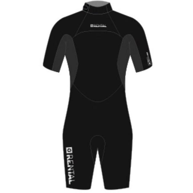 Rental Shorty 3/2mm Bzip Flatlock Unisex-9