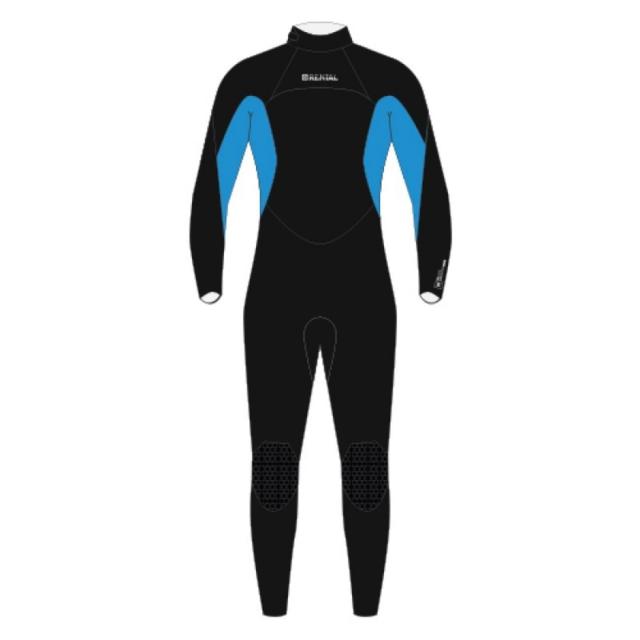 Rental Fullsuit 3/2mm Bzip Flatlock Junior-5