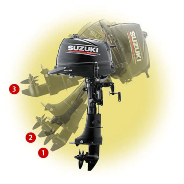 SUZUKI(スズキ) DF5A 4ストローク5馬力船外機 トランサムS