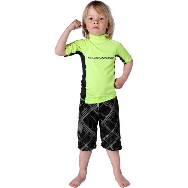 CUBE RASH VEST KIDS ラッシュガード キッズ 半袖 UVカット-4