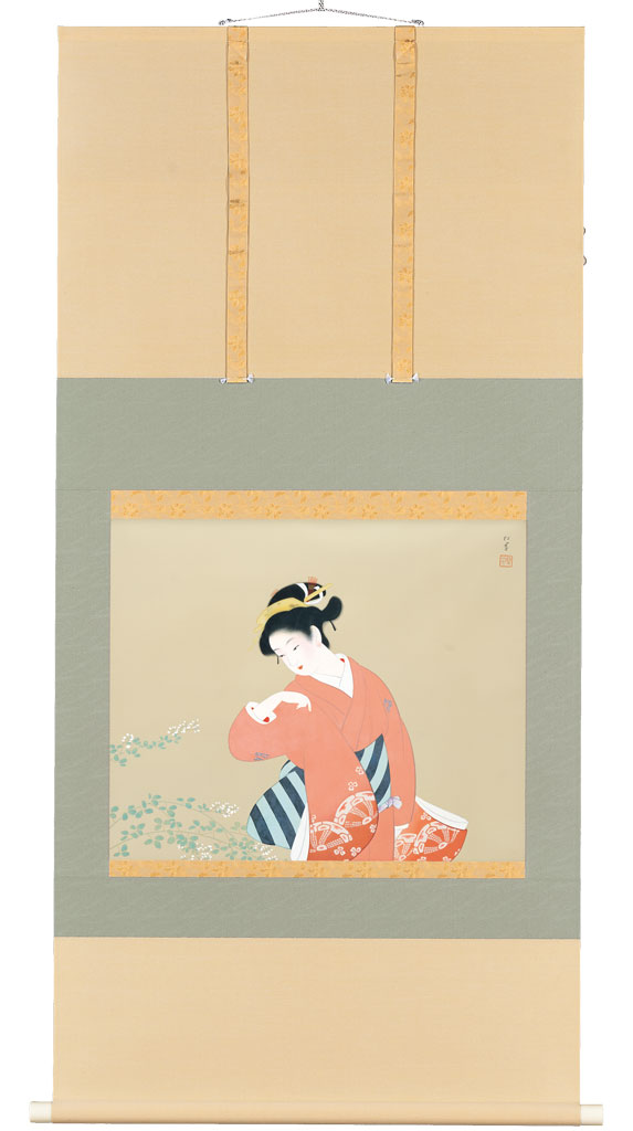 上村松園『初秋』〈軸装〉