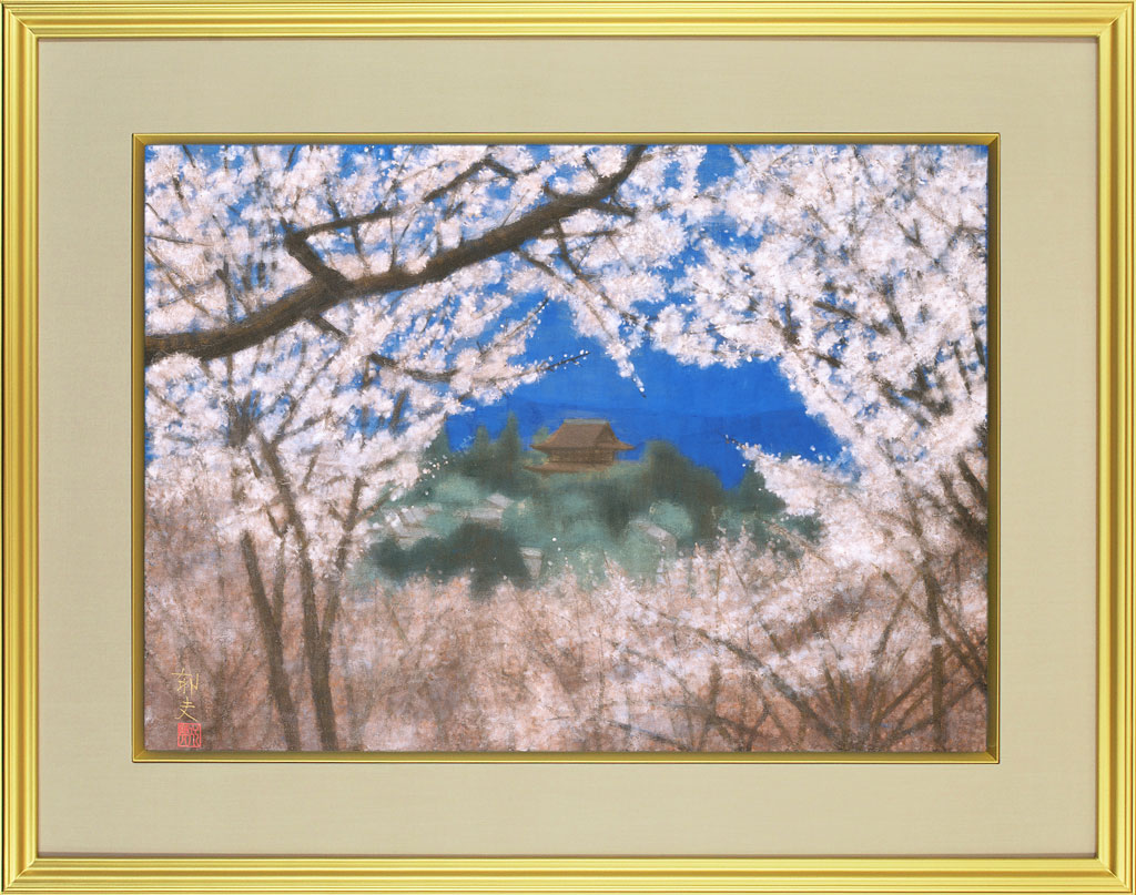 【文化勲章受章】平山郁夫『吉野山 桜花』