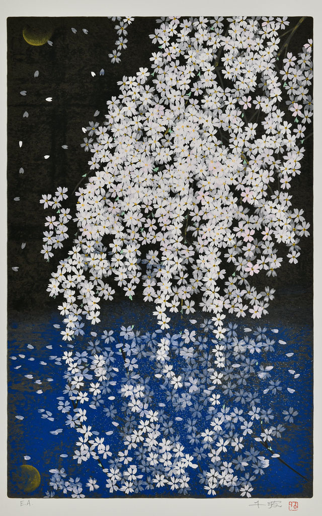 中島千波『桜花春映』