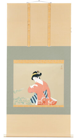 上村松園『初秋』〈軸装〉