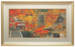 後藤純男『秋の談山神社 多武峰』