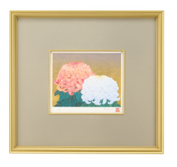 森田りえ子『ミニ版画（花 四題）』『秋華』