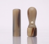 ★[ケース付]法人2本Aセット[オランダ水牛  ナチュラル]  　[寸胴、天丸]/（16、18mm）