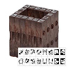 連結数字スタンプ　フレーム [os15963]
