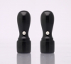 ★[ケース付]法人2本Aセット[黒水牛  染芯持]  　[天丸、天丸]/（16、18mm）
