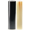 ご夫婦印鑑2本セット/阿吽L/[黒水牛染芯持16.5mm+オランダ水牛色上15.0mm]