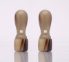 ★[ケース付]法人2本Aセット[オランダ水牛  ナチュラル]  　[天丸、天丸]/（16、18mm）