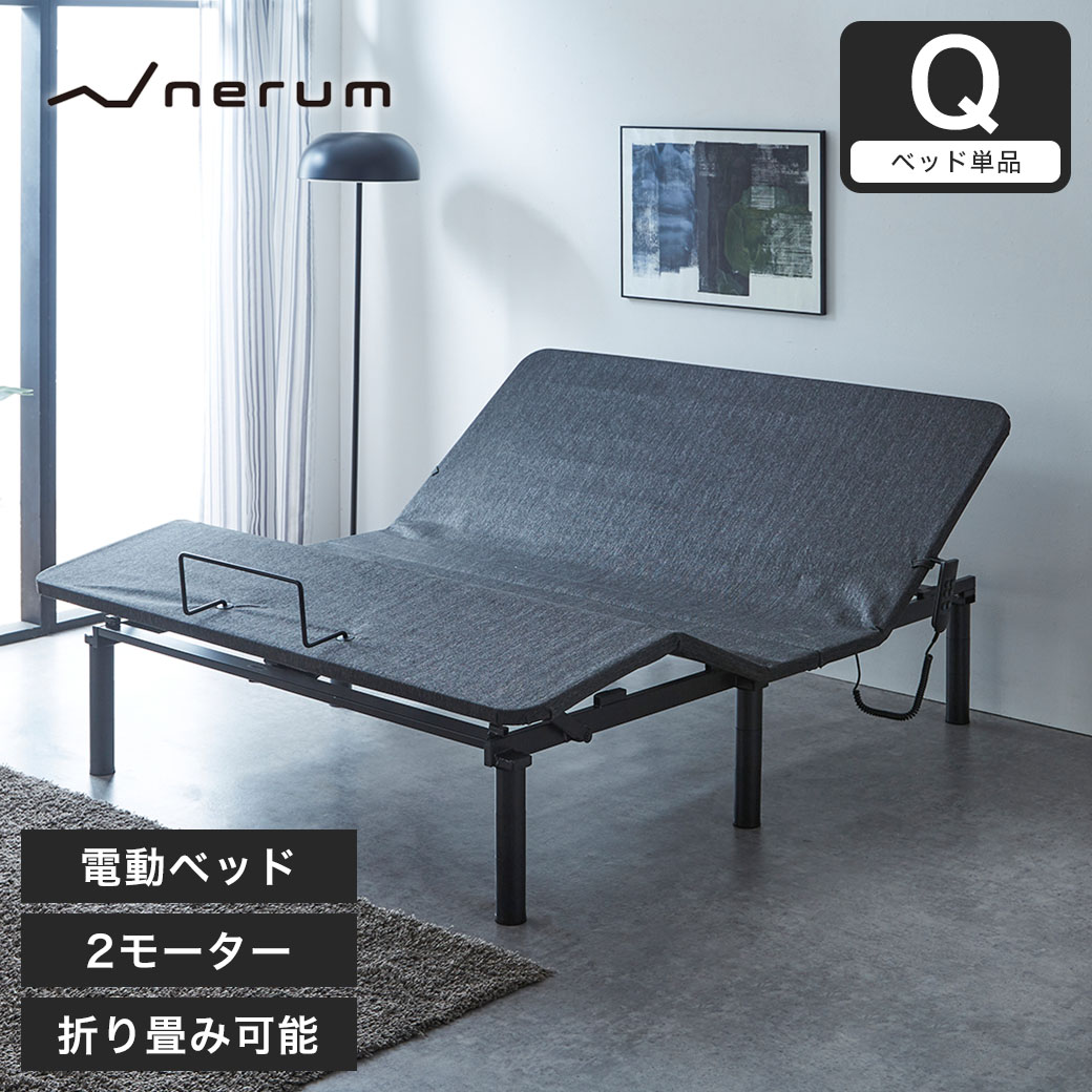 ポイント10倍】電動リクライニングベッド 2モーター アジャスタブル