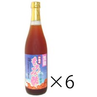 沖縄産黒麹もろみ酢 720ml 6本セット