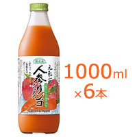 マルカイ 順造選 人参りんごミックス 1000ml×6本