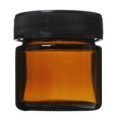 生活の木 茶色ガラス クリーム容器 25ml